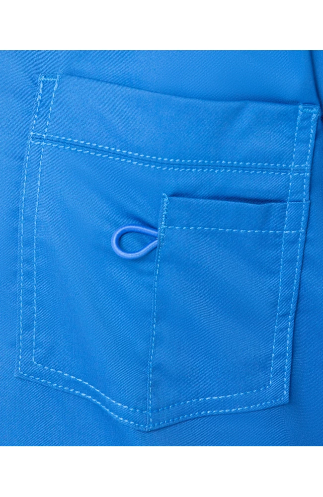 Landau Clearance Stretch Men's By V-Neck Solid Scrub Top 7 Landau Clearance Stretch Men's By V-Neck Solid Scrub Top - Image 5