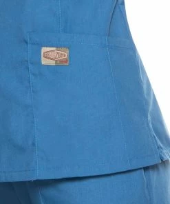 Landau Clearance Women's Surplice Solid Scrub Top -Cherokee Shop 5 ln 70228 clearance 650