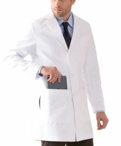 Medelita Men's M3 Laennec Classic Fit 40" Lab Coat 12 Medelita Men's M3 Laennec Classic Fit 40" Lab Coat -Cherokee Shop 5 md lmm3lc 650