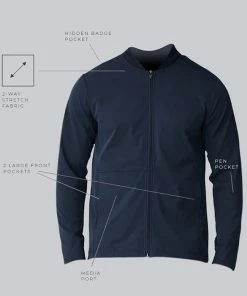 Medelita Men's Kinetic Bomber Solid Scrub Jacket -Cherokee Shop 5 md sj21832 650