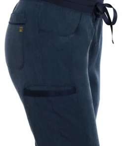 Maevn Uniforms Women's Contrast Drawstring Waistband Yoga Scrub Pant -Cherokee Shop 5 mv 6901 650