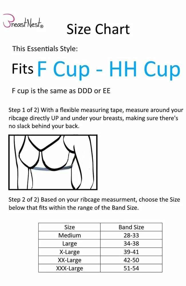 Silverts Clearance Women's BreastNest Wire Free Sleep & Lounge Bra (DDD-HH) 7 Silverts Clearance Women's BreastNest Wire Free Sleep & Lounge Bra (DDD-HH) - Image 5