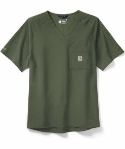 Carhartt Clearance Men's Raglan Solid Scrub Top -Cherokee Shop 5 wk c16110 clearance 650