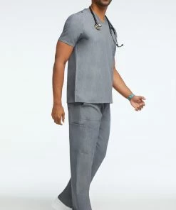 AllHeart Clearance Men's Solid Scrub Top & Cargo Scrub Pant Set -Cherokee Shop 6 ah lsset1 clearance 650