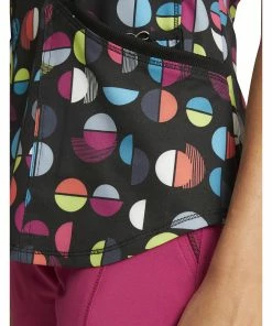Cherokee Clearance Women's Geo Nouveau Print Scrub Top -Cherokee Shop 6 ck ck645 printclearance 650