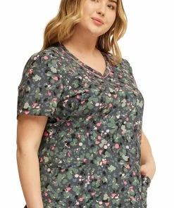 Cherokee Women's What The Speck? Print Scrub Top -Cherokee Shop 6 ck ck678 print 650
