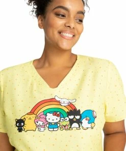 Cherokee Clearance Women's Under The Rainbow Print Scrub Top 14 Cherokee Clearance Women's Under The Rainbow Print Scrub Top -Cherokee Shop 6 ck tf772 printclearance 650