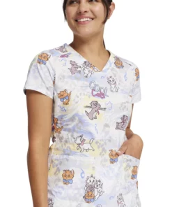 Cherokee Women's Hip Cats Print Scrub Top 14 Cherokee Women's Hip Cats Print Scrub Top -Cherokee Shop 6 ck tf776 print 650