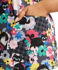 Dickies Women's V-Neck Furever Floral Print Scrub Top 13 Dickies Women's V-Neck Furever Floral Print Scrub Top -Cherokee Shop 6 di dk616 print 650