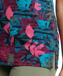 Dickies Women's V-Neck Falling Foliage Print Scrub Top -Cherokee Shop 6 di dk717 print 650