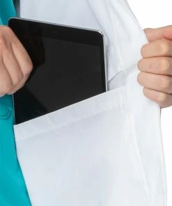 Landau Women's 37" Lab Coat With Tablet Pocket -Cherokee Shop 6 ln 3165 650