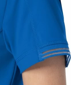 Urbane Women's Stripe Trim Solid Scrub Top -Cherokee Shop 6 ln 9108lka 650