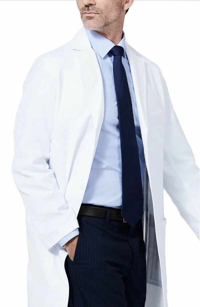 Medelita Men's M3 Laennec Classic Fit 40" Lab Coat 8 Medelita Men's M3 Laennec Classic Fit 40" Lab Coat - Image 6