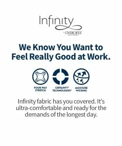 Cherokee Clearance Men's Zip Front Abstract Print Scrub Jacket -Cherokee Shop 7 ck ck311 printclearance 650