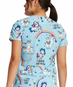 Cherokee Women's Rainbow Mamas Print Scrub Top 15 Cherokee Women's Rainbow Mamas Print Scrub Top -Cherokee Shop 7 ck ck637 print 650