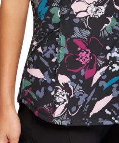 Cherokee Women's Zip-Front Wild Fleur You Print Scrub Top 15 Cherokee Women's Zip-Front Wild Fleur You Print Scrub Top -Cherokee Shop 7 ck ck772 print 650