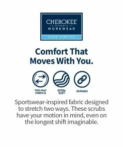 Cherokee Workwear Clearance Men's Zip Fly Tapered Scrub Pant -Cherokee Shop 7 ck ww200 clearance 650