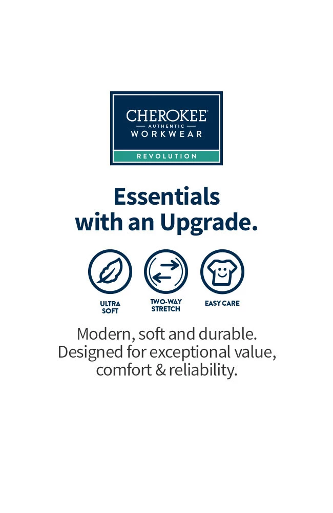 Cherokee Workwear Clearance Men's V-Neck Solid Scrub Top 7 Cherokee Workwear Clearance Men's V-Neck Solid Scrub Top - Image 5