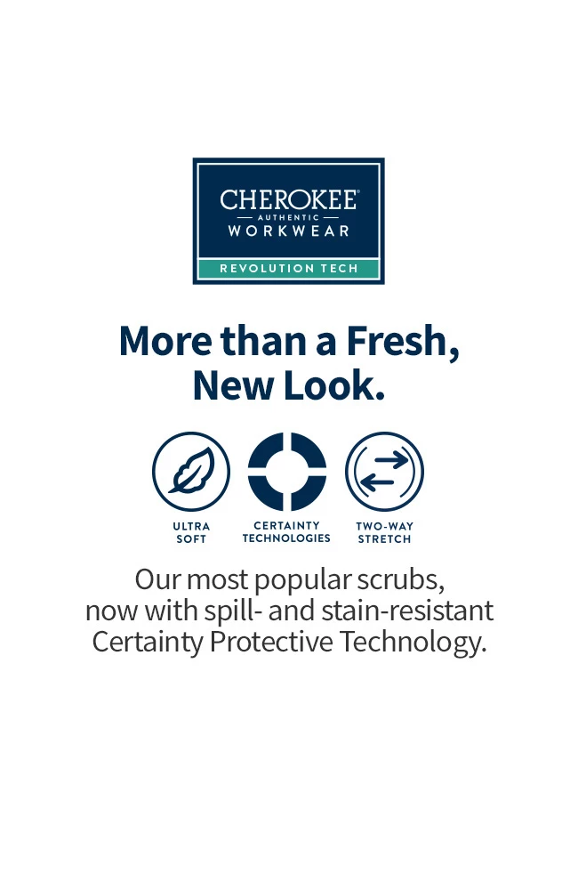 Cherokee Workwear Women's Mock Wrap Solid Scrub Top 6 Cherokee Workwear Women's Mock Wrap Solid Scrub Top - Image 4